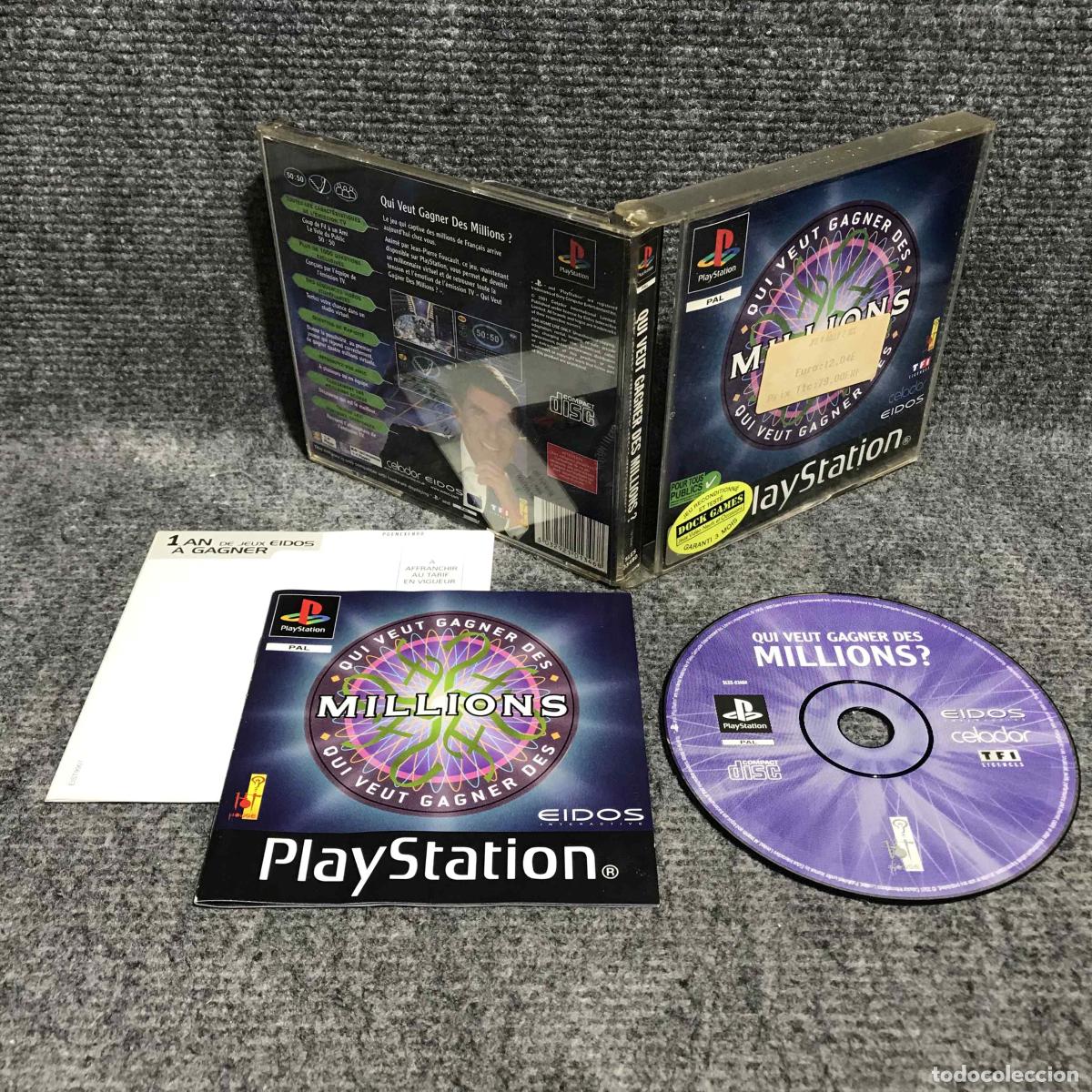 Videojuegos y Consolas: QUI VEUT GAGNER DES MILLIONS SONY PLAYSTATION PS1