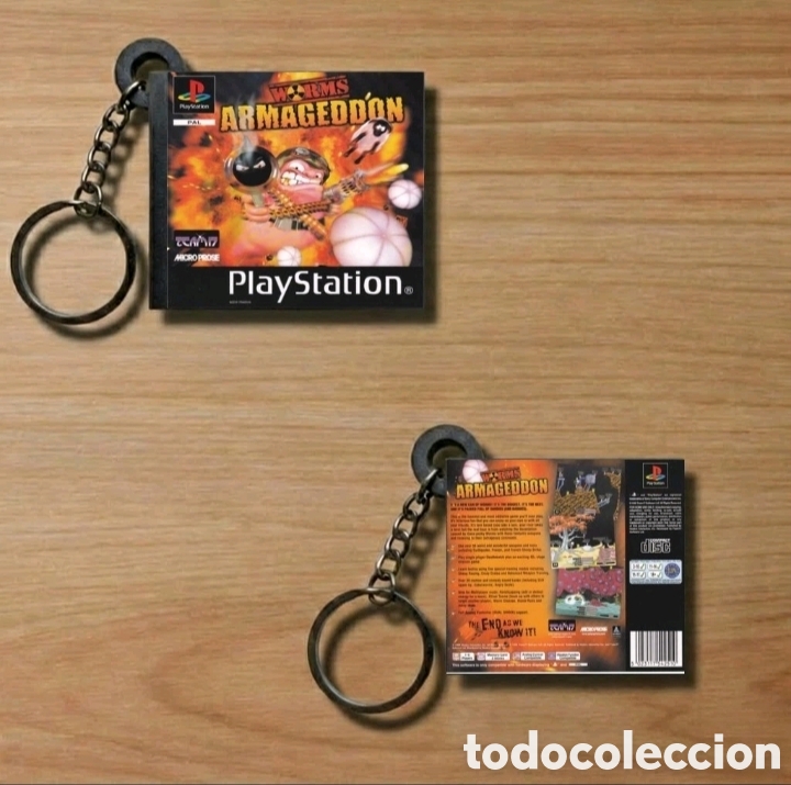 Videojuegos y Consolas: Llavero Worms Armageddon