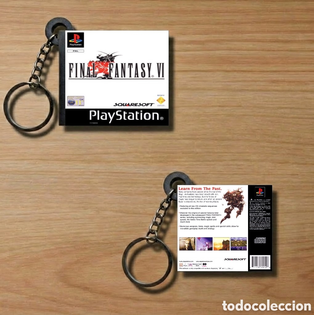 Videojuegos y Consolas: Llavero Final Fantasy VI