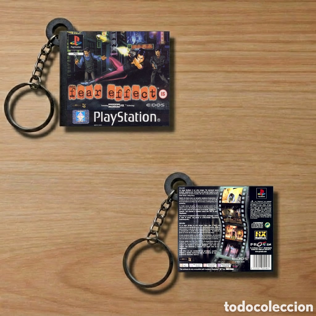 Videojuegos y Consolas: Llavero Fear Effect PS1
