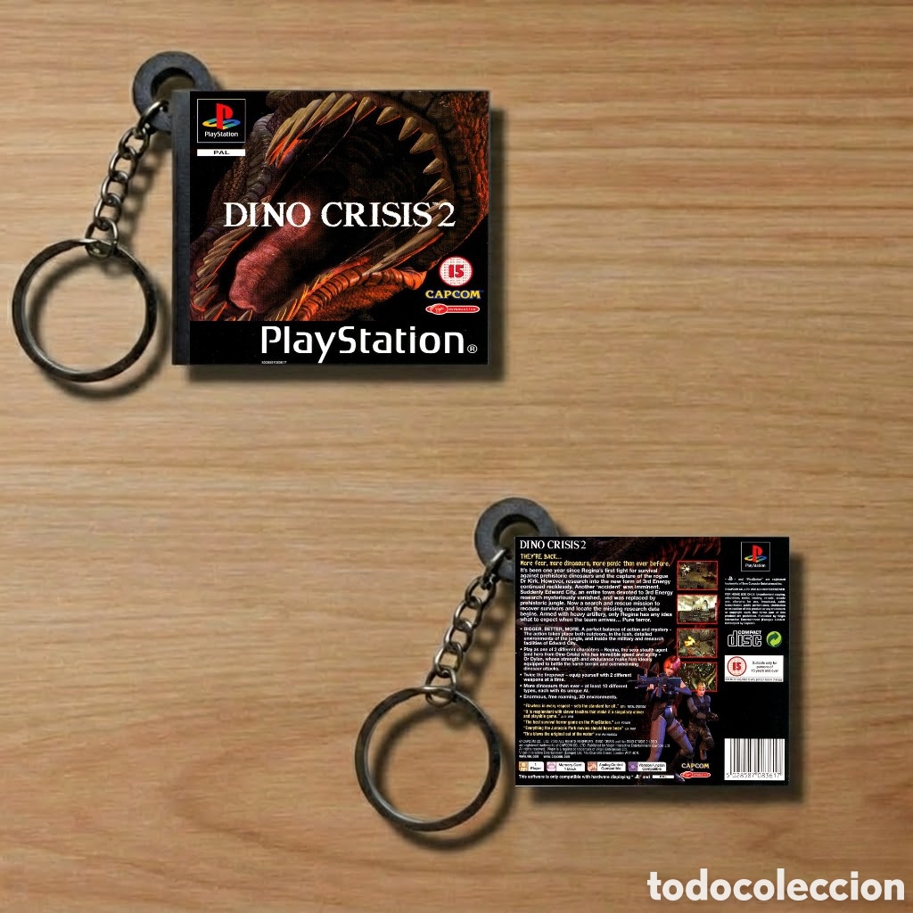 Videojuegos y Consolas: Llavero Dino Crisis 2