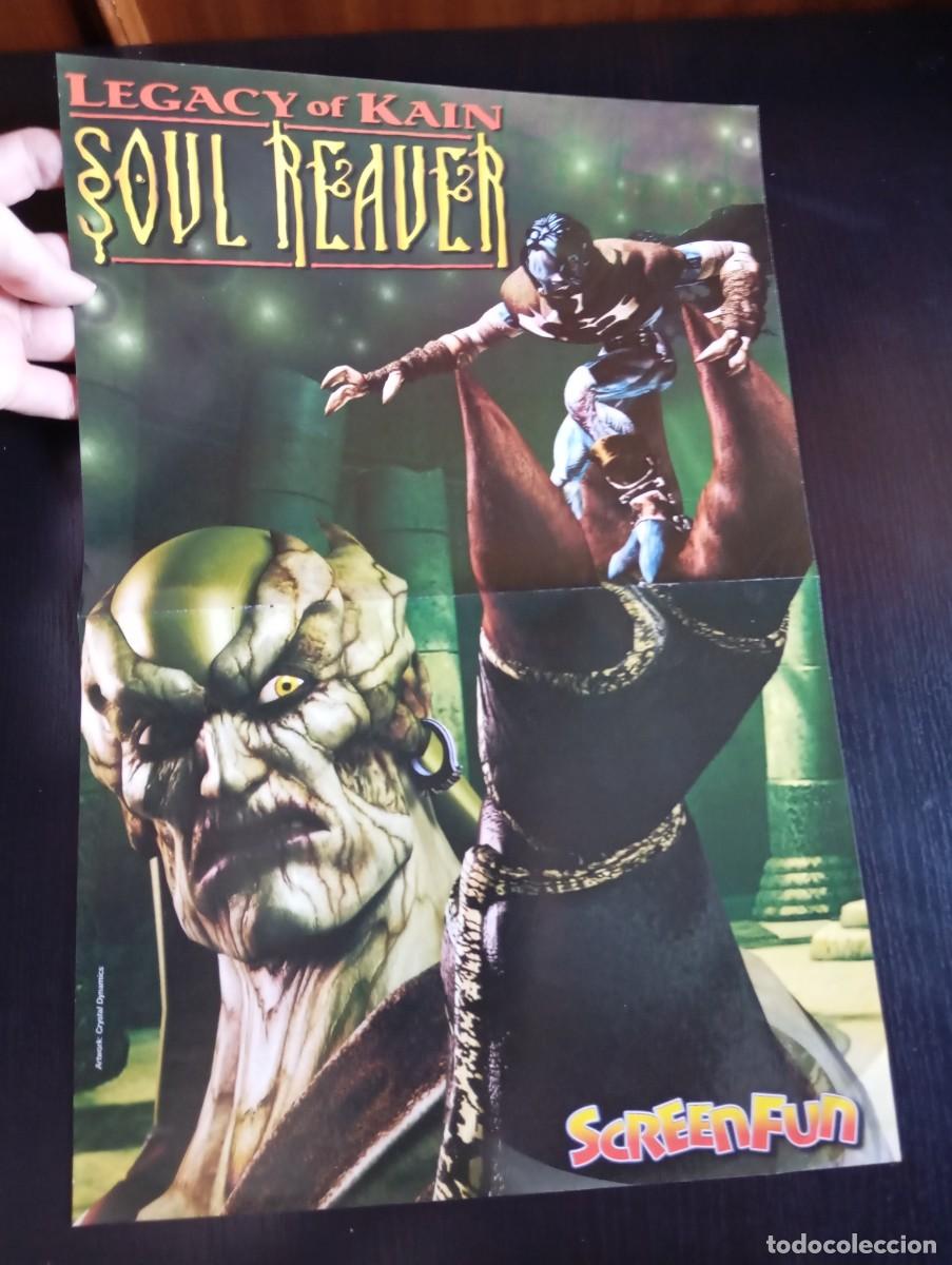 Videojuegos y Consolas: P&oacute;ster Driver Legacy Of Kain Soul Reaver PS1