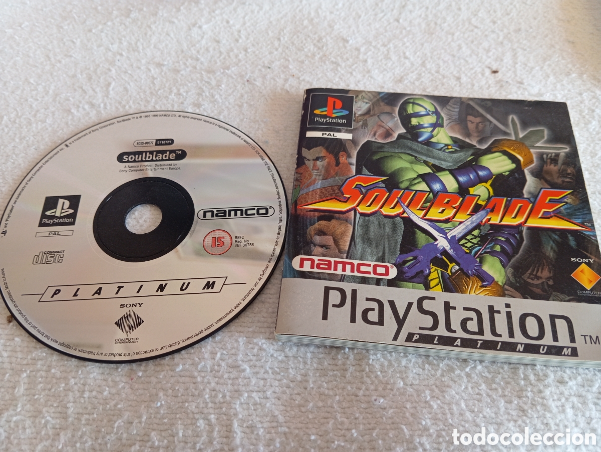 Videojuegos y Consolas: Soul Blade Platinum PS1 (PAL) solo CD y Manual sin caja