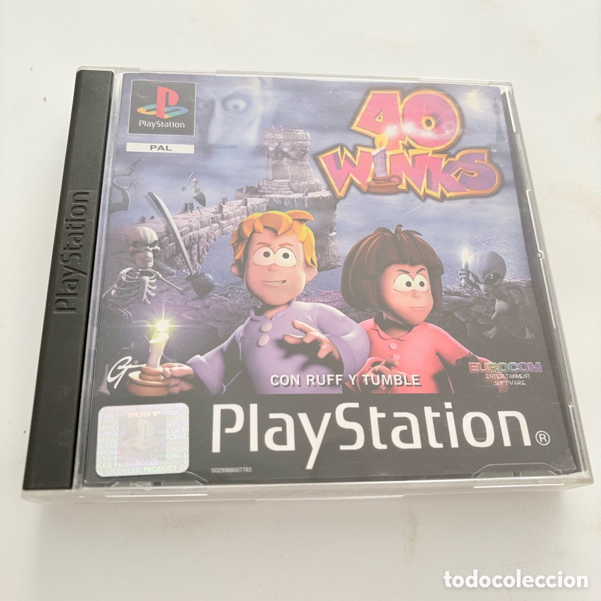Videojuegos y Consolas: JUEGO PARA LA CONSOLA PLAYSTATION 1 PS1 VERSION EN CASTELLANO 40 WINKS