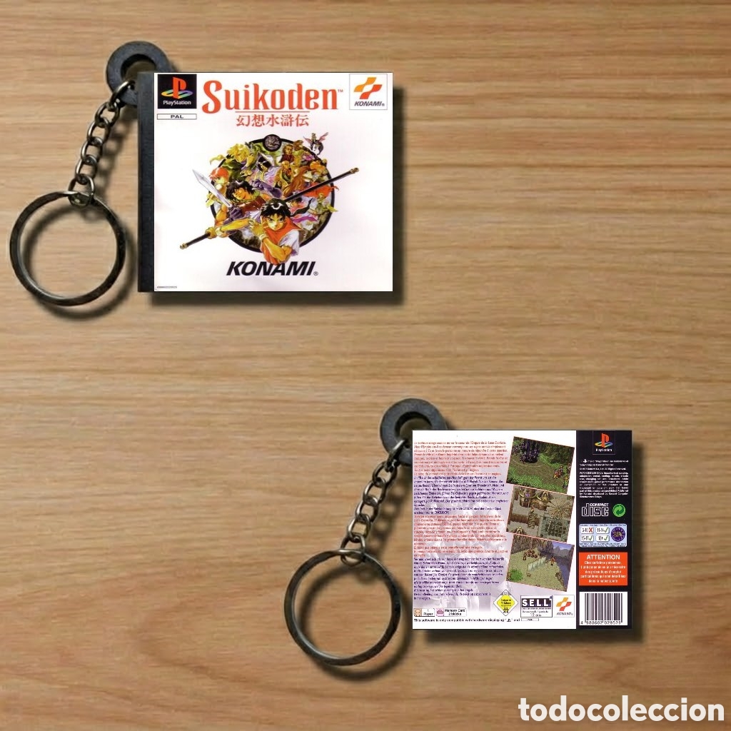 Videojuegos y Consolas: Llavero Suikoden Play Station