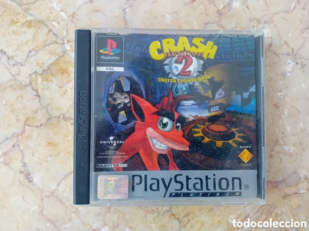 Videojuegos y Consolas: CRASH BANDICOOT 2 PLATINUM PAL PS1 COMPLETO