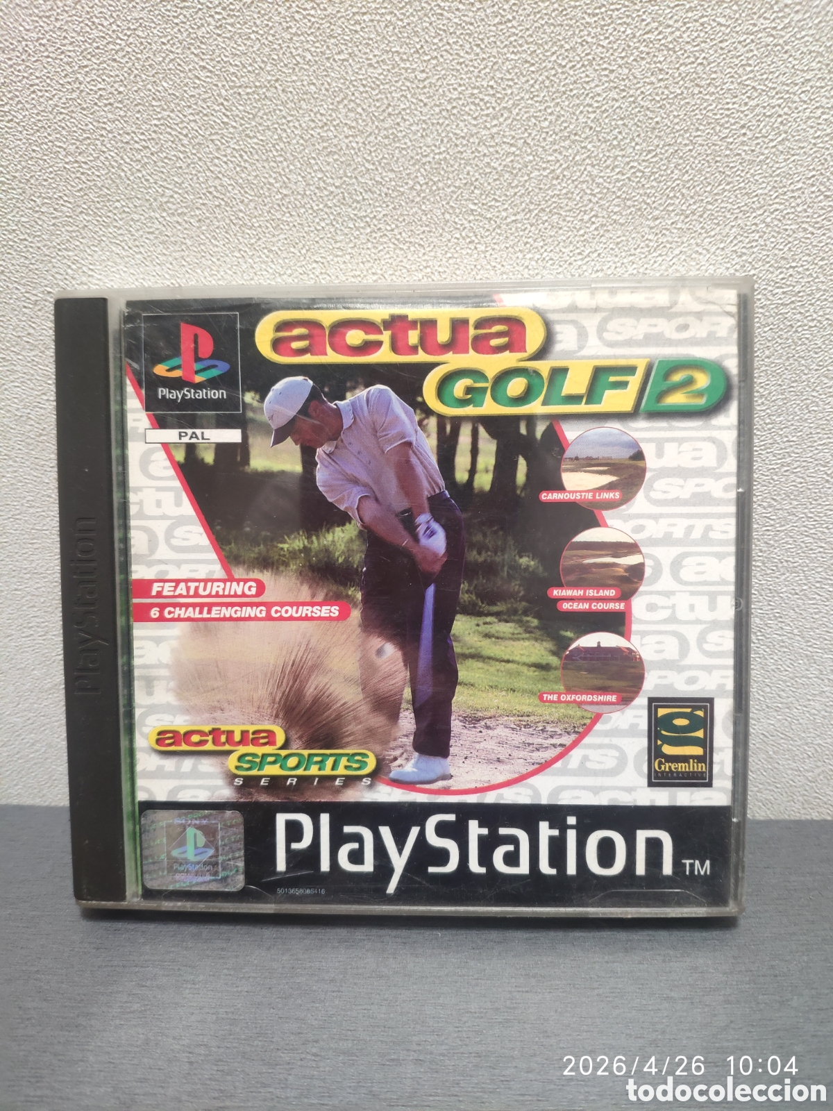 Videojuegos y Consolas: Juego ps1 act&uacute;a golf 2 PlayStation