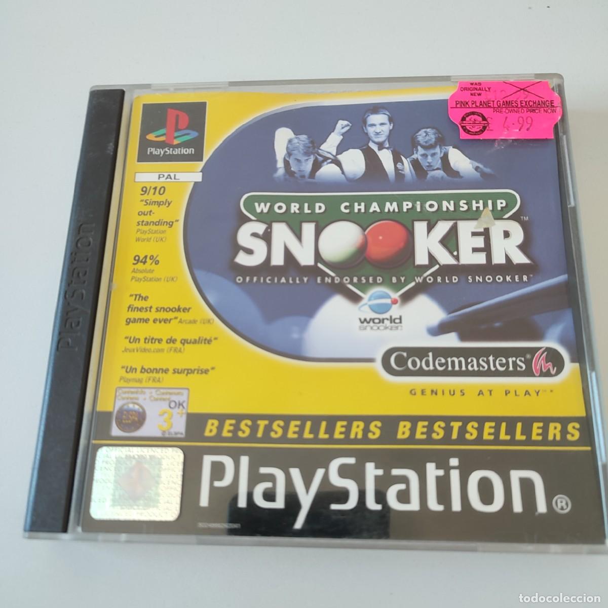 Videojuegos y Consolas: JUEGO PS1 PLASTATION ONE 1 PLAY 1 PAL SNOOKER WORLD CHAMPIONSHIP