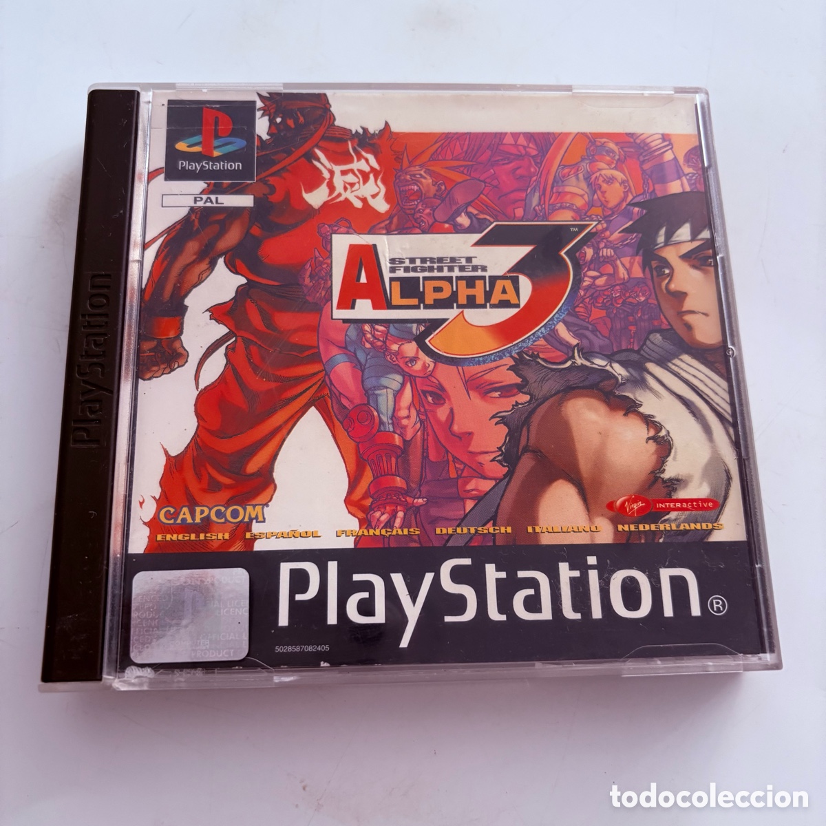 Videojuegos y Consolas: caja vacia del juego playstation 1 ps1 street fighter alpha 3