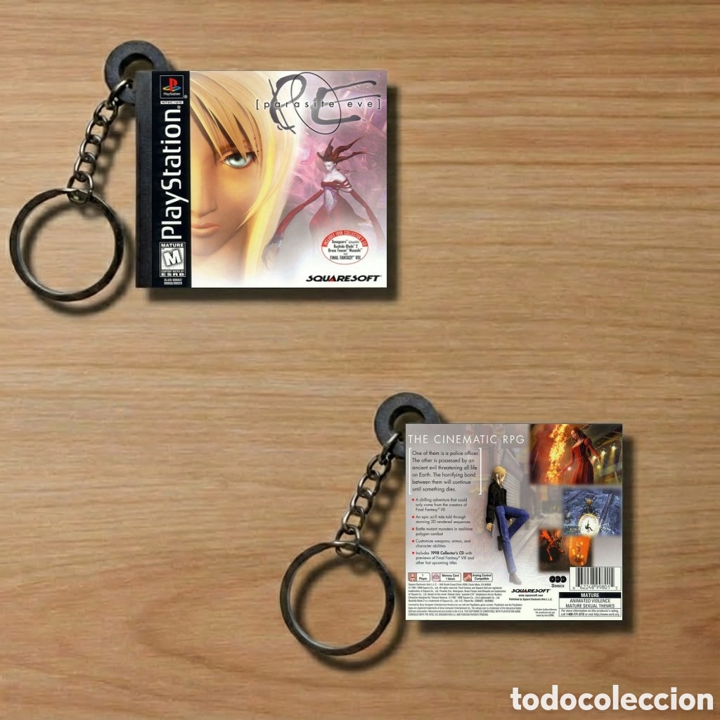 Videojuegos y Consolas: Llavero Suikoden Play Station