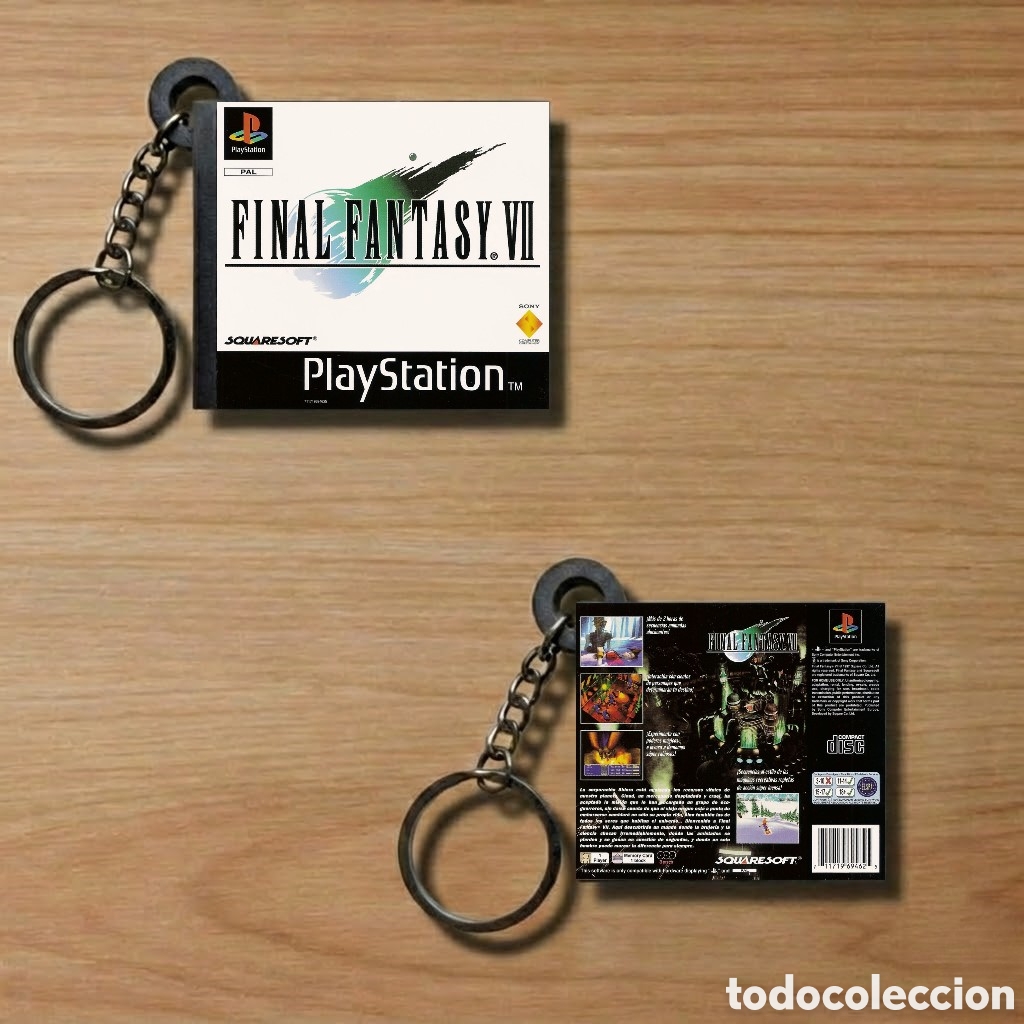 Videojuegos y Consolas: Llavero Final Fantasy VII