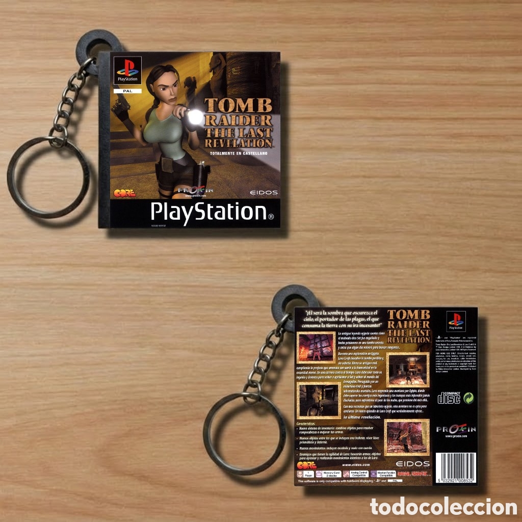 Videojuegos y Consolas: Llavero Tomb Raider The Last Revelation