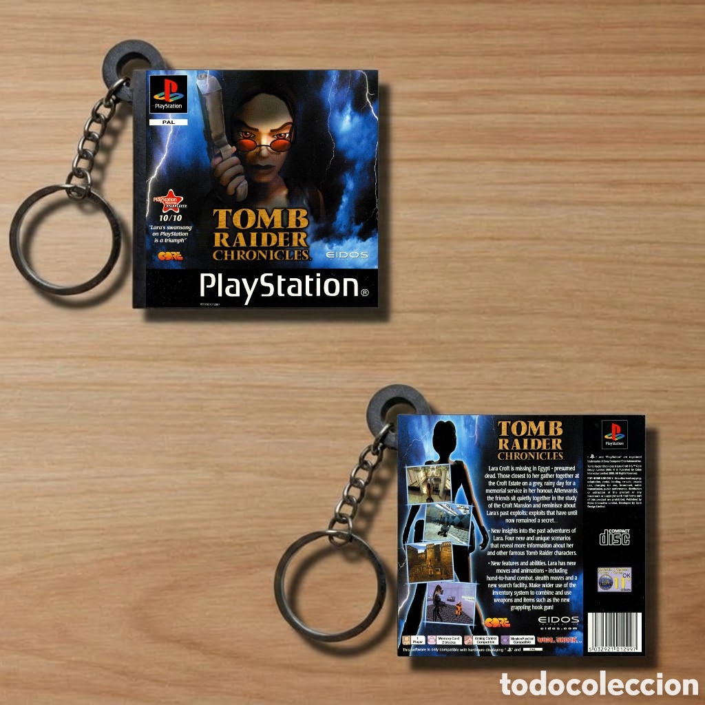 Videojuegos y Consolas: Llavero Tomb Raider Chronicles