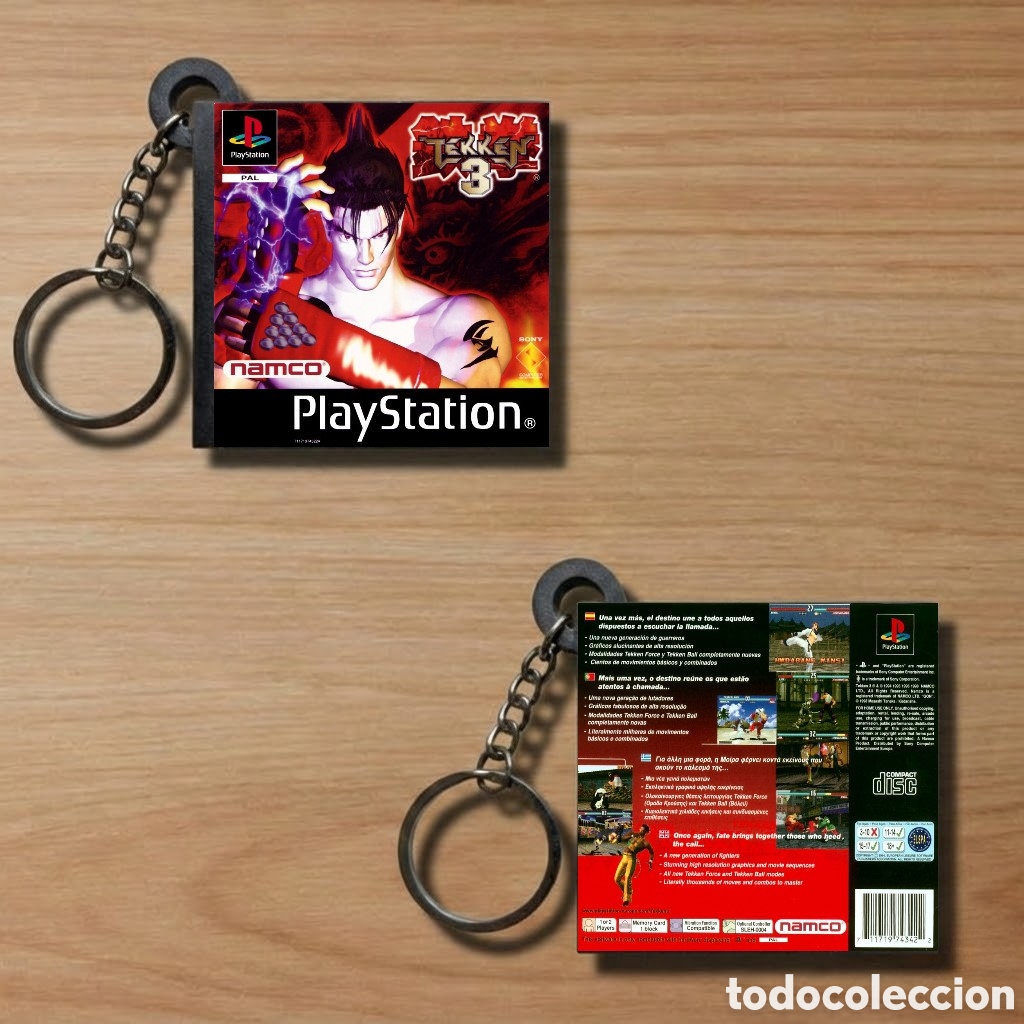 Videojuegos y Consolas: Llavero Tekken 3 Play Station 1