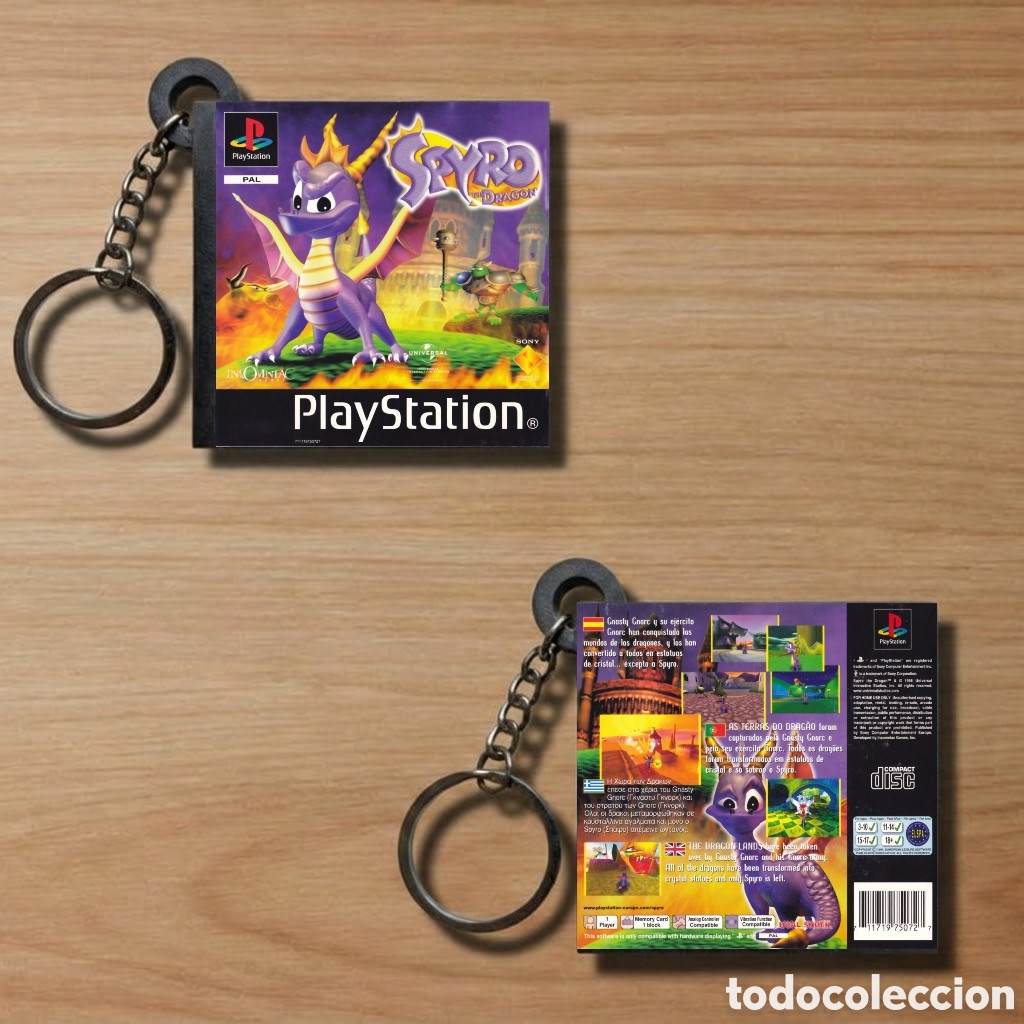 Videojuegos y Consolas: Llavero Spyro The Dragon