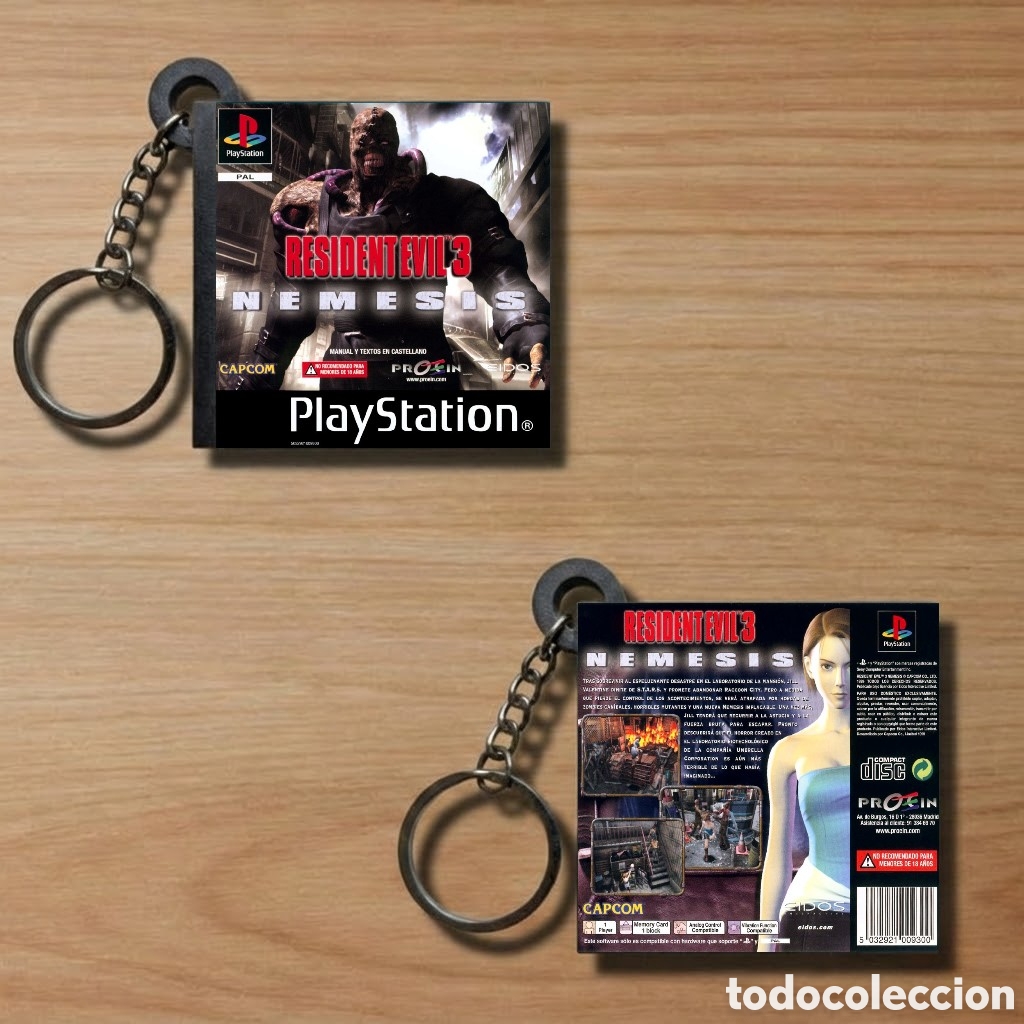 Videojuegos y Consolas: Llavero Resident Evil 3 Nemesis