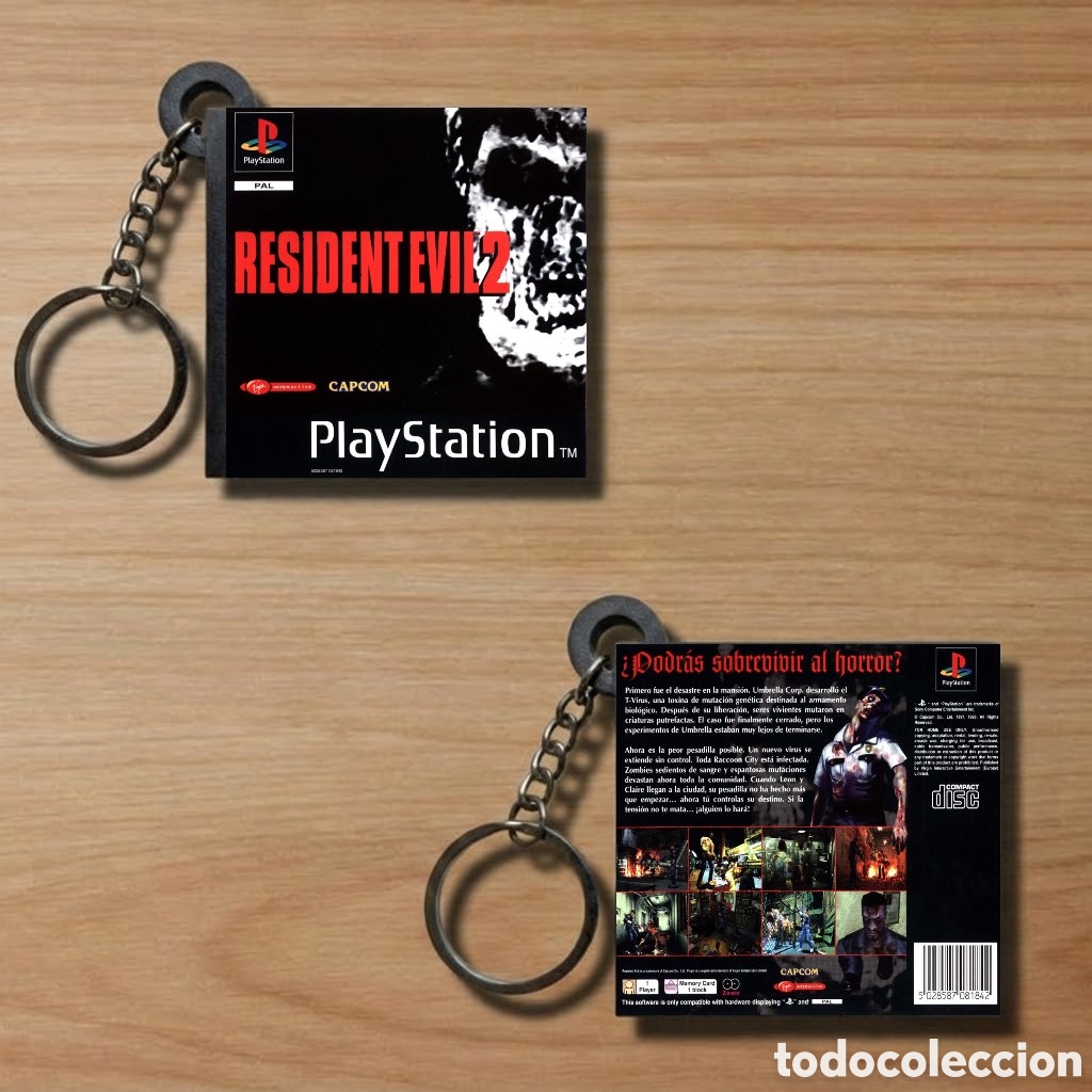 Videojuegos y Consolas: Llavero Resident Evil 2