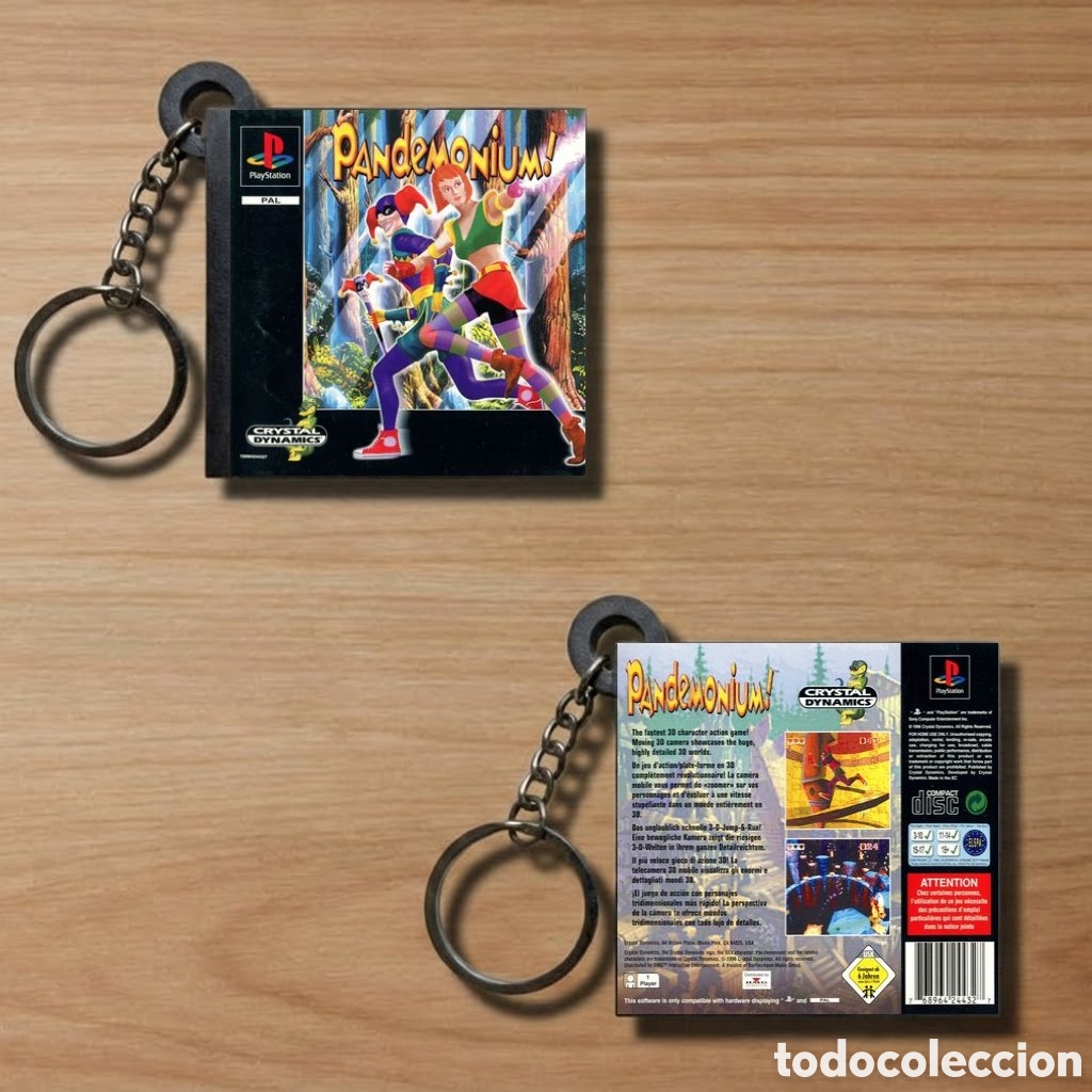 Videojuegos y Consolas: Llavero Pandemonium Play Station