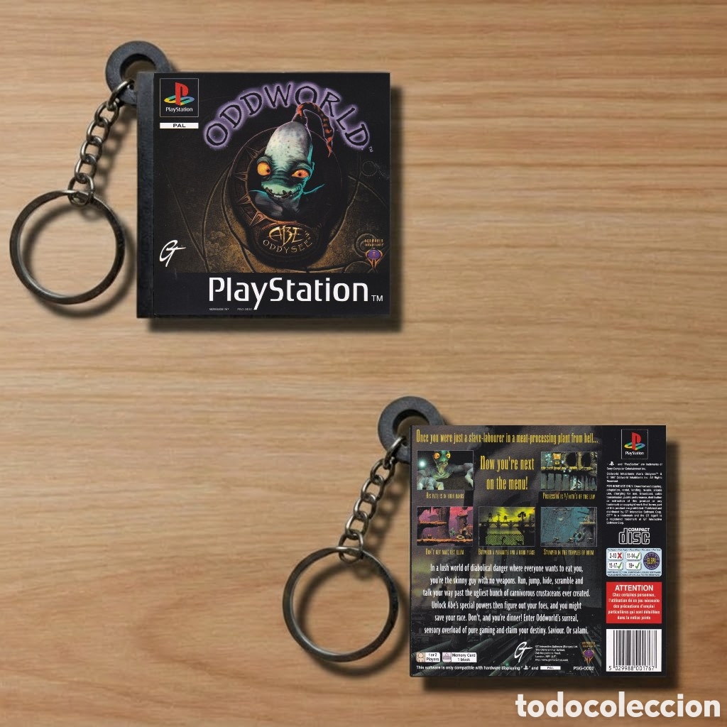 Videojuegos y Consolas: Llavero Oddworld Abe's Oddysee