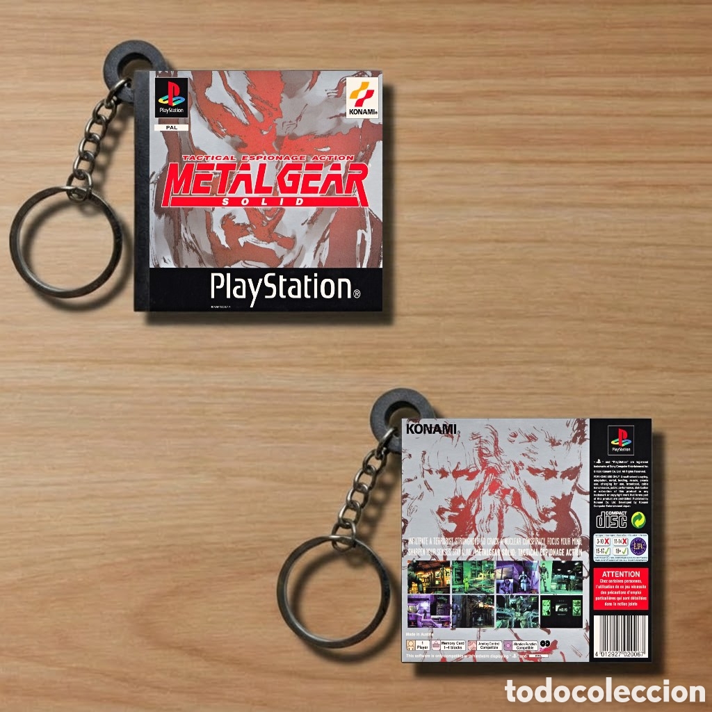 Videojuegos y Consolas: Llavero Metal Gear Solid