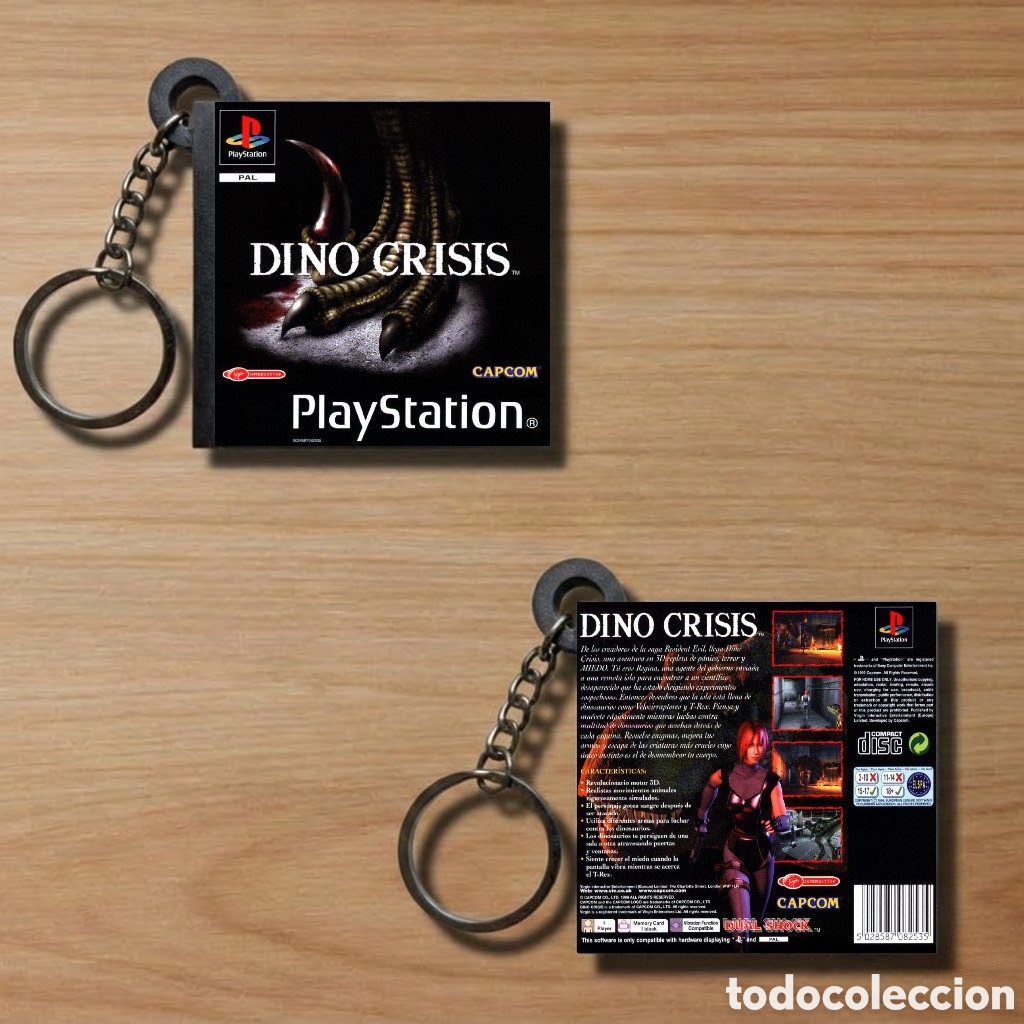 Videojuegos y Consolas: Llavero Dino Crisis Play Station