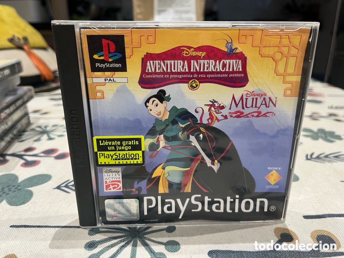 Videojuegos y Consolas: Aventuras Interactivas Mulan pal esp playstation pa1
