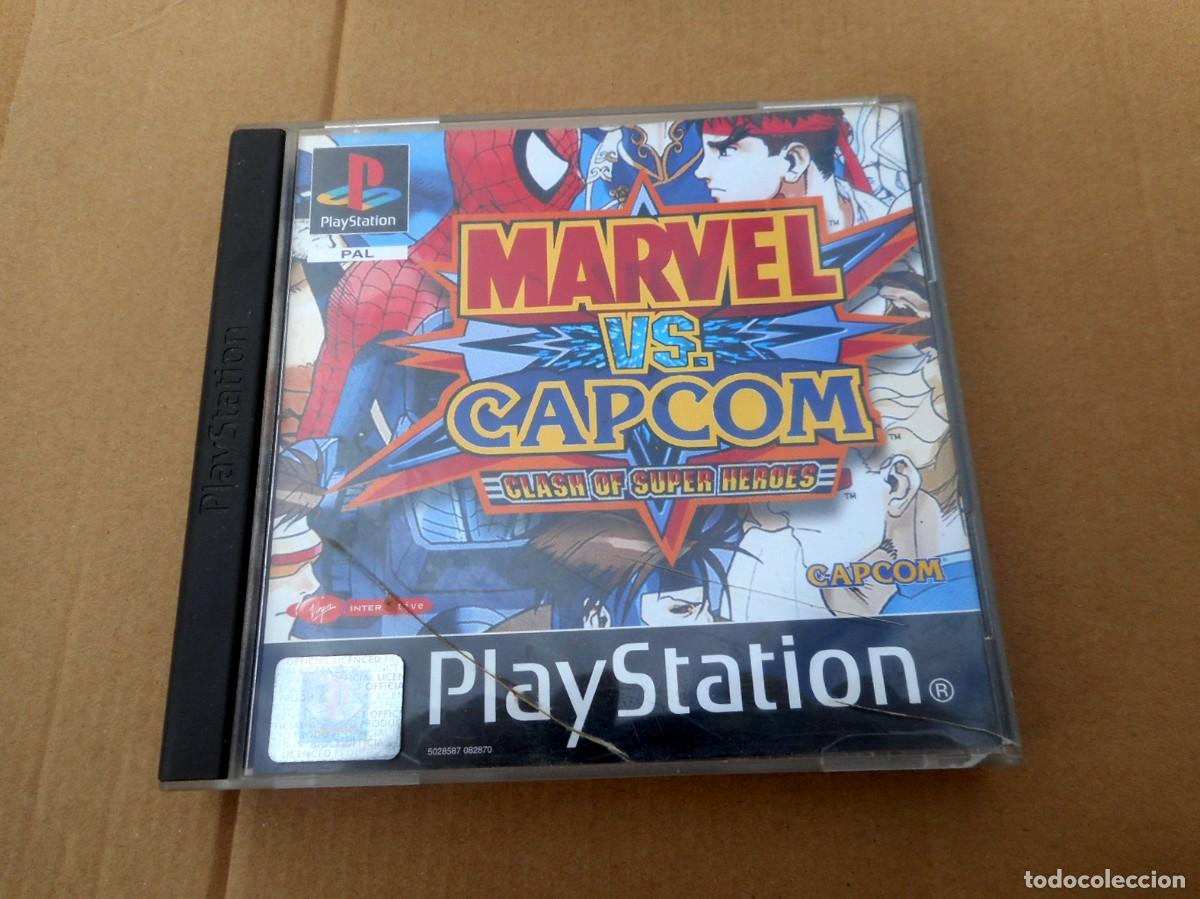 Videojuegos y Consolas: MARVEL VS CAPCOM PS1 (CAPCOM - 2000) -COMPLETO-