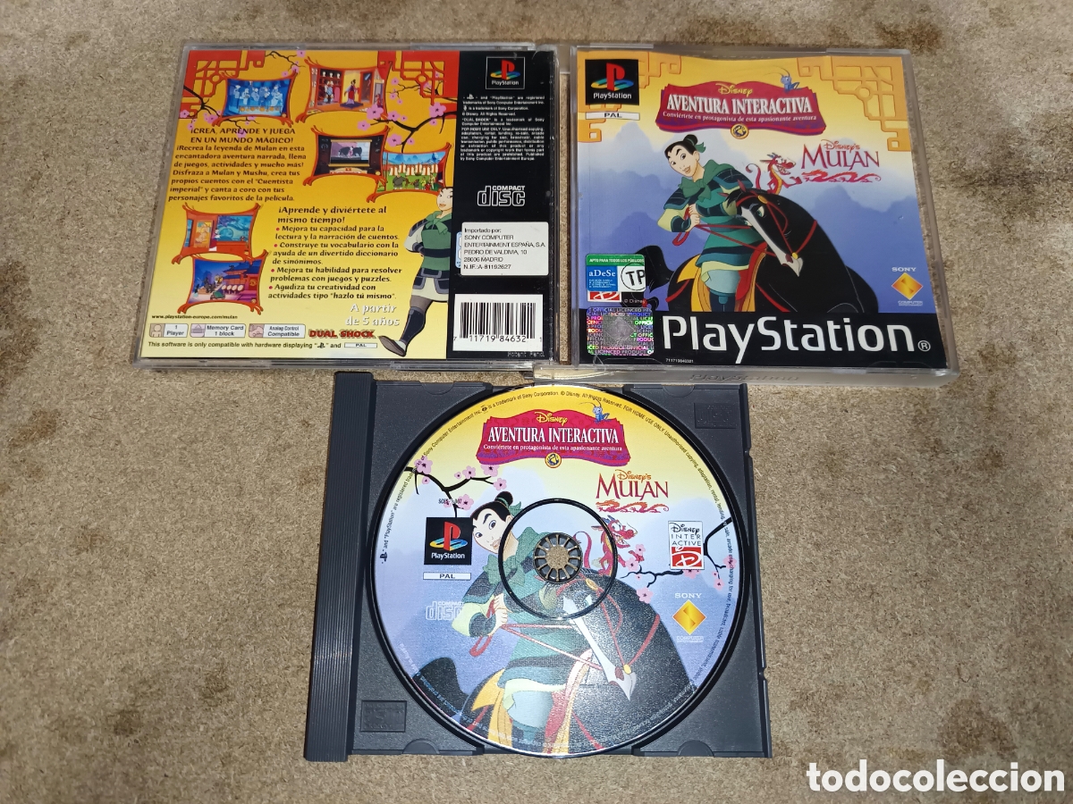 Videojuegos y Consolas: PS1 MULAN AVENTURA INTERACTIVA PAL ESP SIN MANUAL