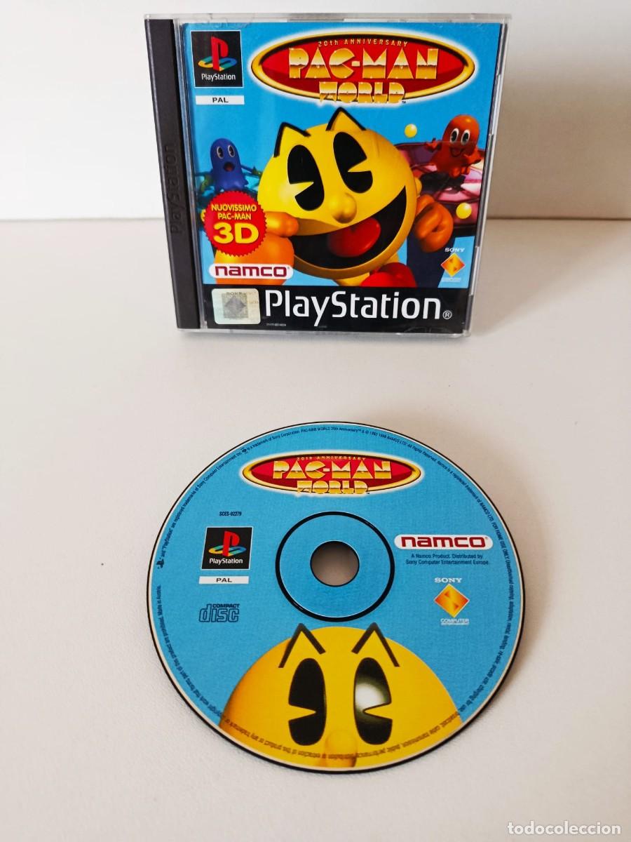 Videojuegos y Consolas: Pac-Man World 3D PS1 Playstation One Black Label Pal Ita No Manuale
