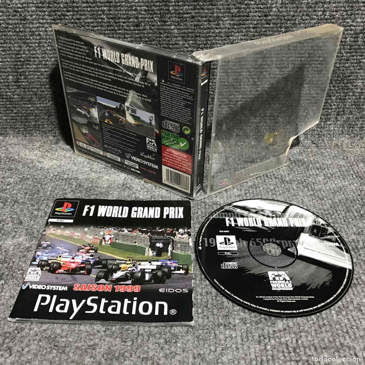 Videojuegos y Consolas: F1 WORLD GRAND PRIX 1999 SEASON SONY PLAYSTATION PS1