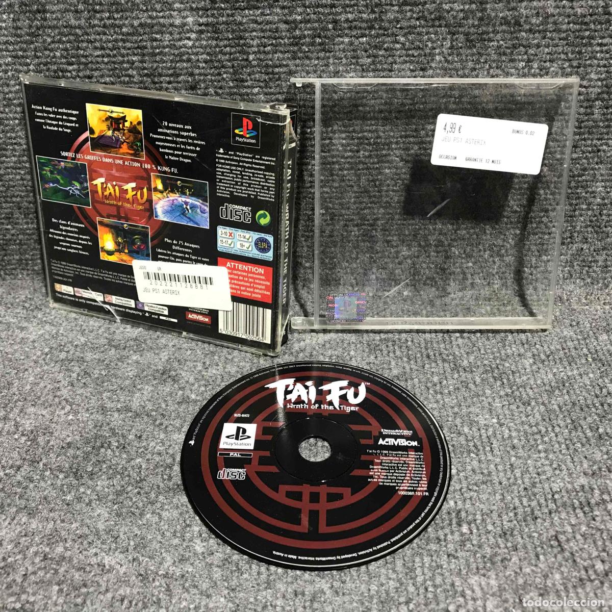 Videojuegos y Consolas: TAI FU WRATH OF THE TIGER SONY PLAYSTATION PS1