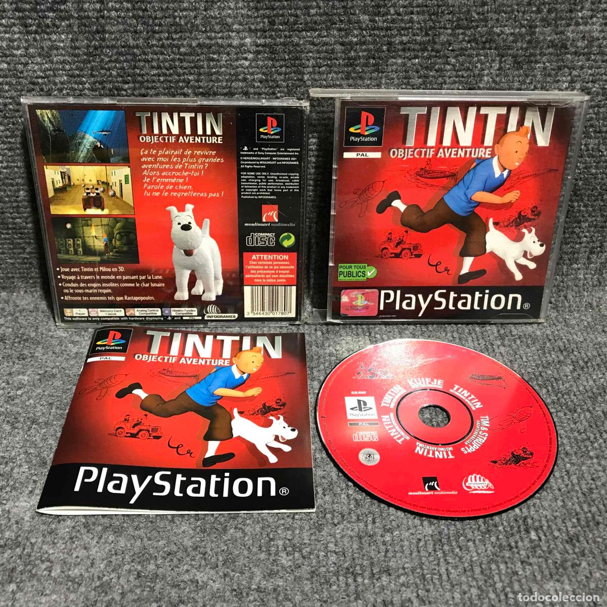 Videojuegos y Consolas: TINTIN OBJECTIF AVENTURE SONY PLAYSTATION PS1