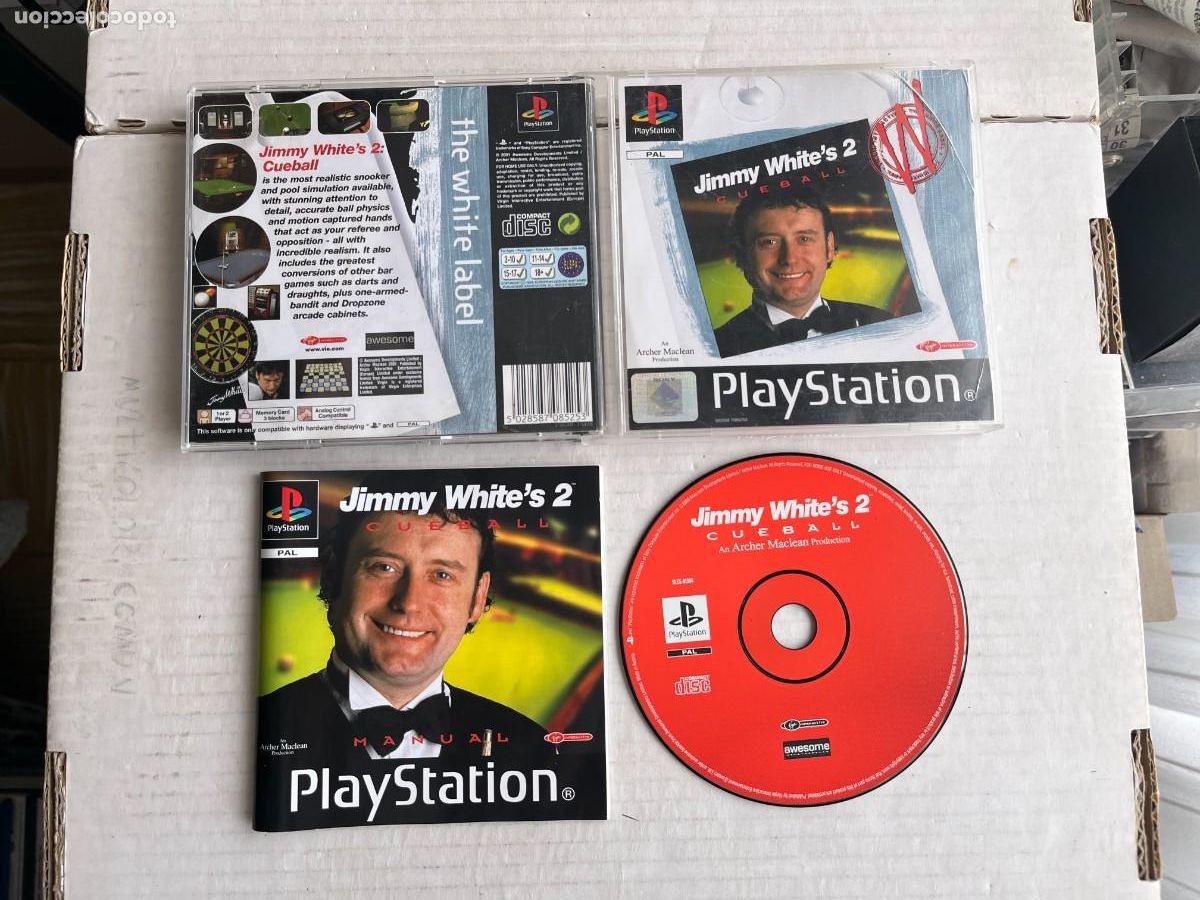 Videojuegos y Consolas: JIMMY WHITES 2 CUEBALL PS1 PSX PSONE PLAYSTATION 1 PLAY STATION ONE KREATEN