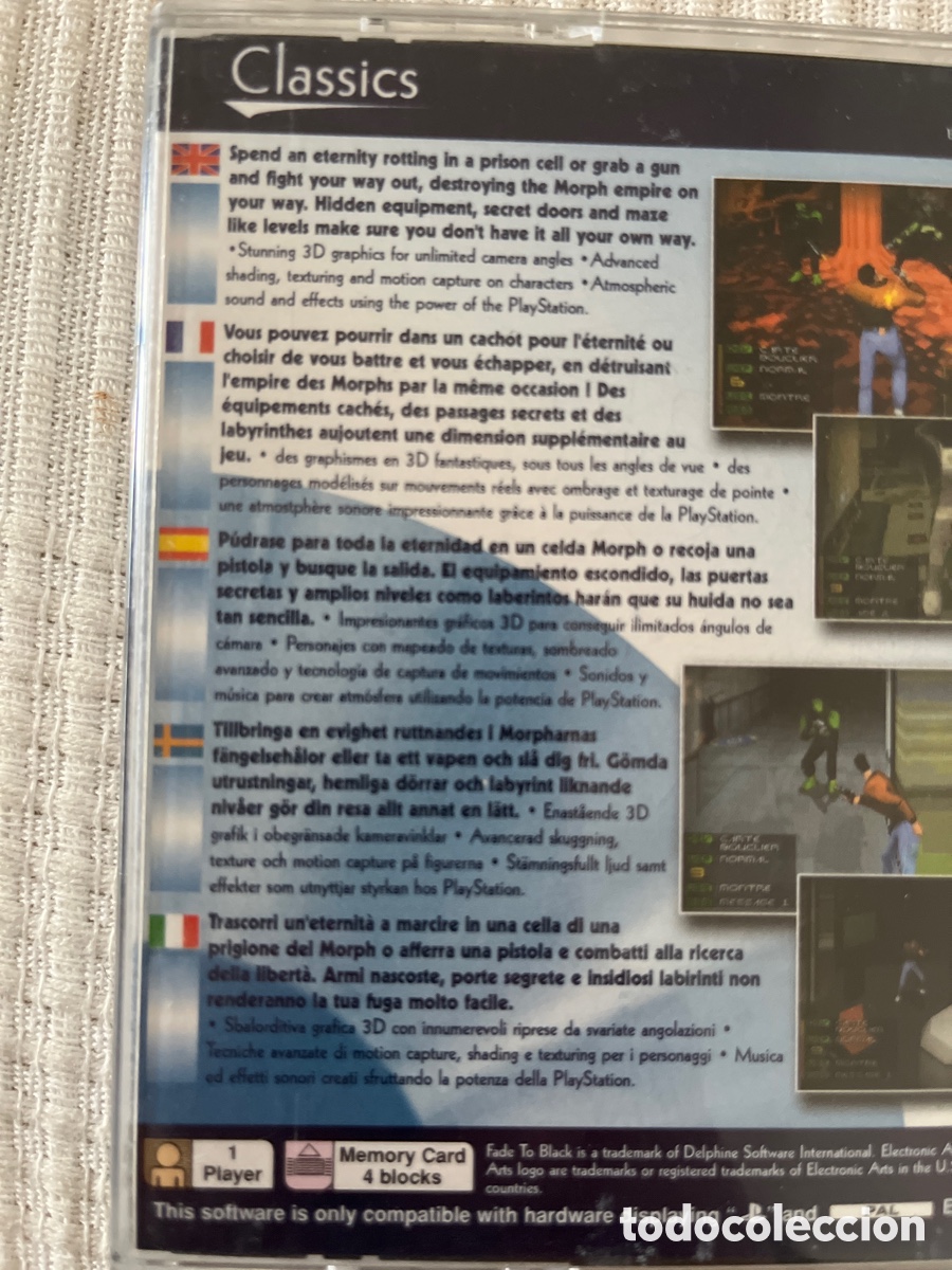 Videojuegos y consolas: Fade To Black. PlayStation - Foto 11