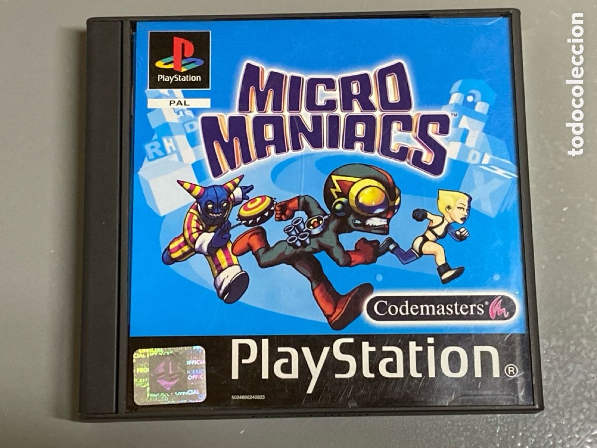 Videojuegos y Consolas: MICRO MANIACS VERSION PAL ESPA&Ntilde;A COMPLETO PLAYSTATION 1 PS1 PSX