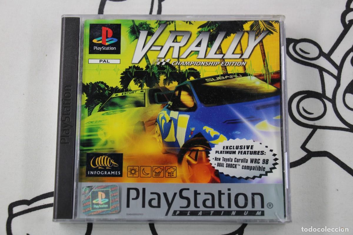 Videojuegos y Consolas: PLAY STATION PS1 PSX PSONE V-RALLY PLATINUM BUEN ESTADO PAL ESPA&Ntilde;A