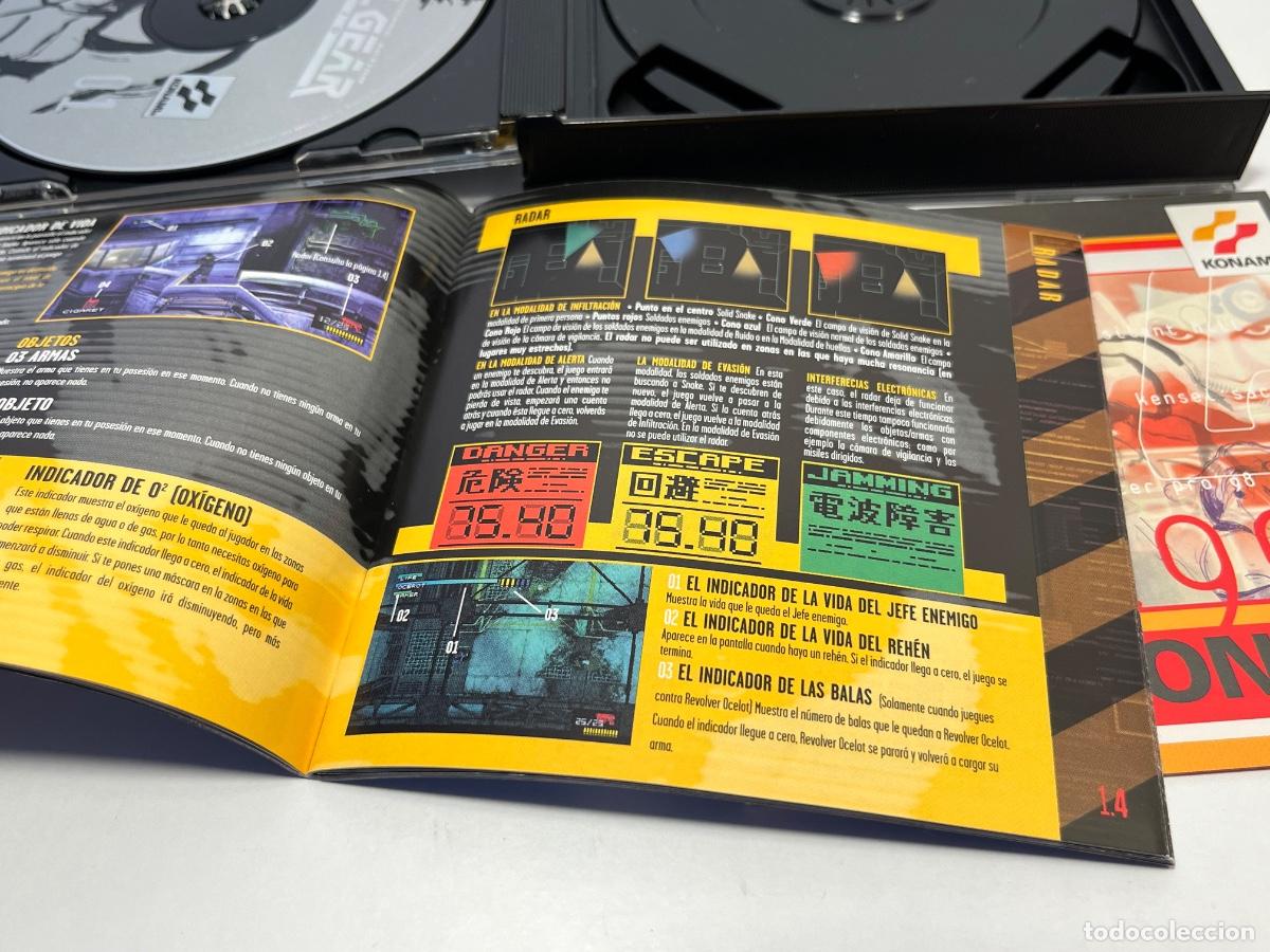 Videojuegos y consolas: Metal Gear Solid (PS1 original Espa&ntilde;a) - Foto 20