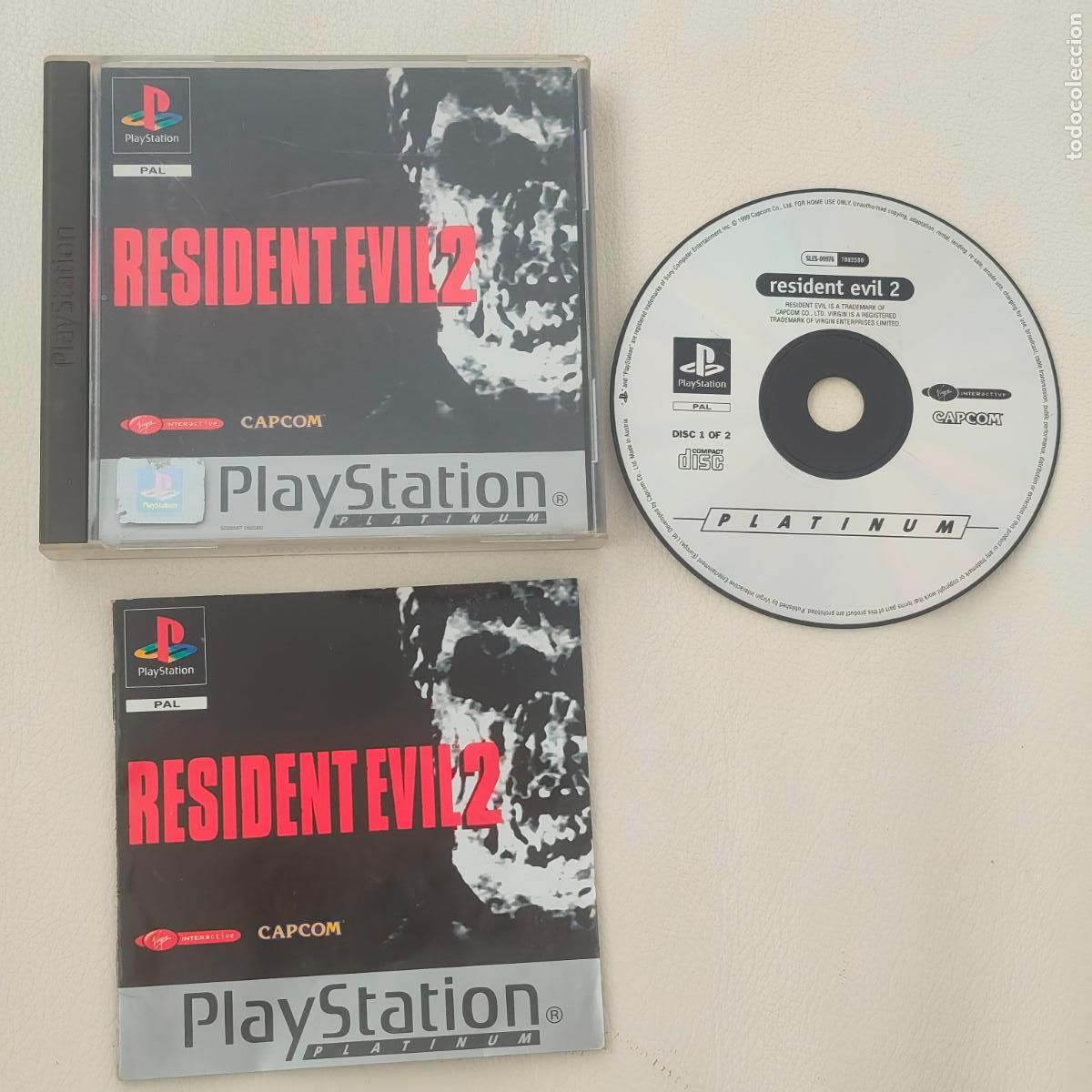 Videojuegos y Consolas: PLAY STATION PS1 PSX PSONE RESIDENT EVIL 2 CON MANUAL PAL ESPA&Ntilde;A 1 DISCO