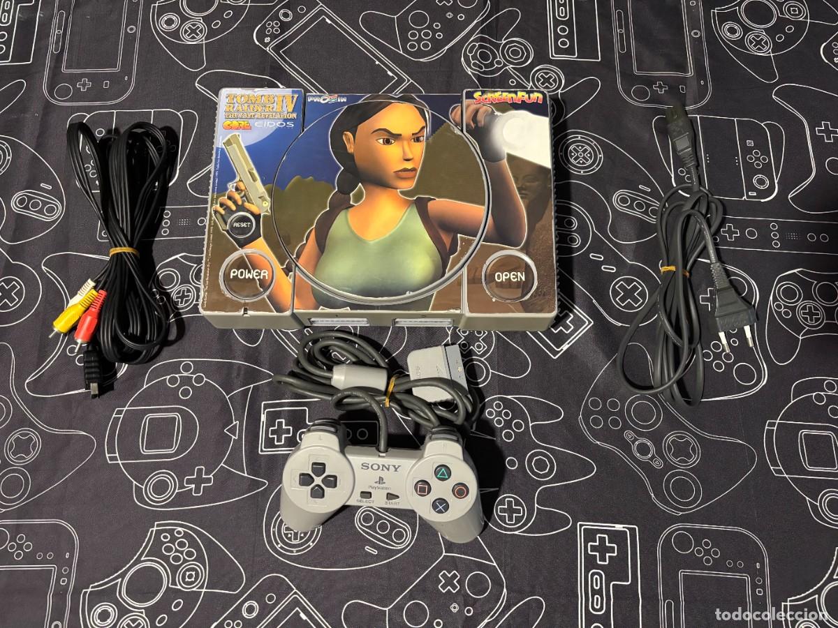 Videojuegos y Consolas: Sony PlayStation PS1 Tomb Raider IV Personalizada Completa y Funcionando