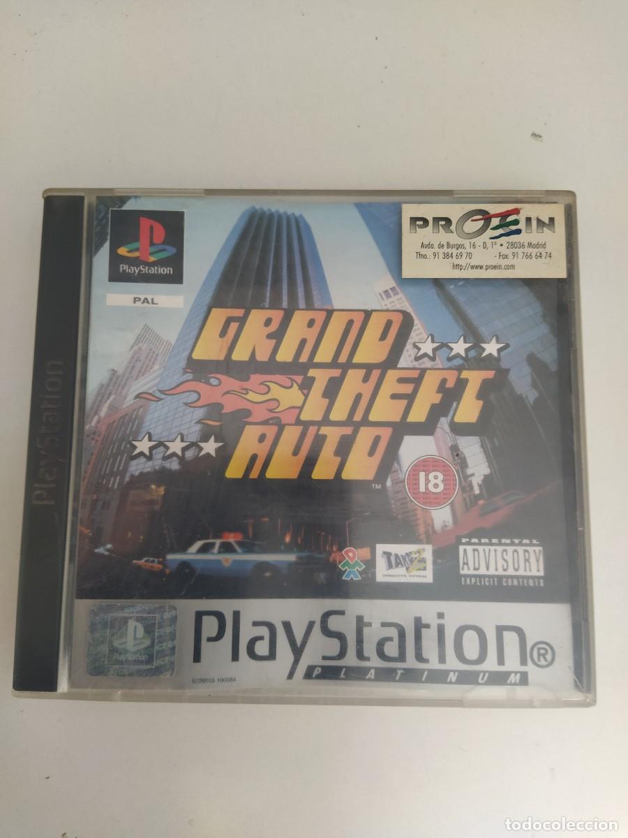 Jeux Vid&eacute;o et Consoles: GTA GRAND THEFT AUTO PS PLAYSTATION COMPLETO PAL-EUROPA ESPA&Ntilde;OLIZADO ORIGINAL