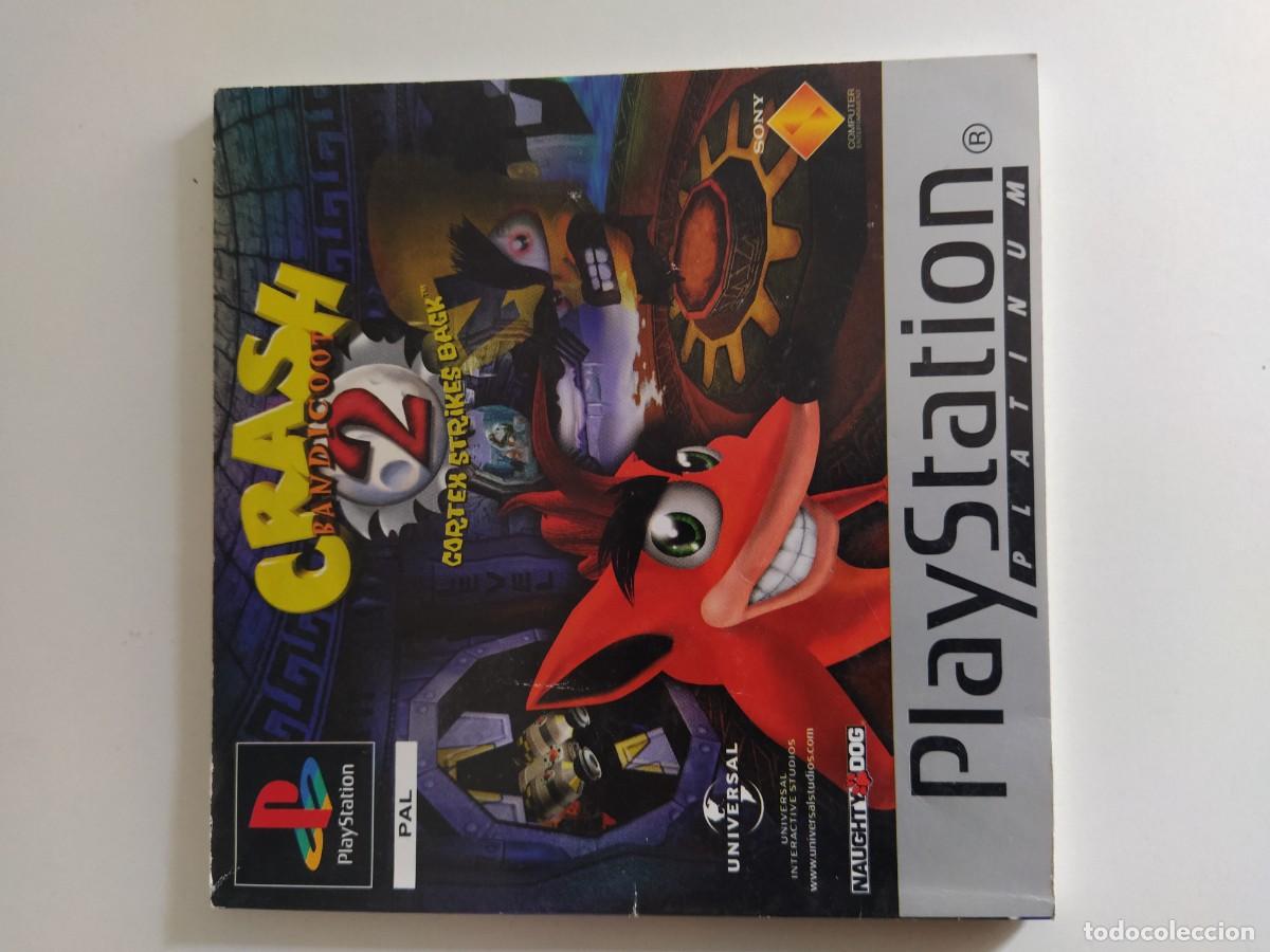 Videojuegos y Consolas: MANUAL DE INSTRUCCIONES ORIGINAL PS1 PLAYSTATION CRASH BANDICOOT 2 , ESPA&Ntilde;OL