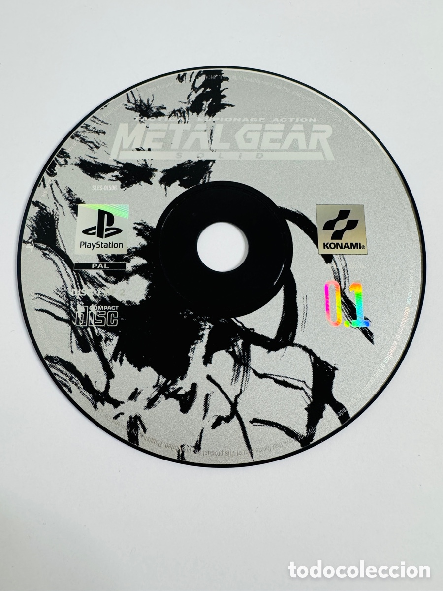 Videojuegos y Consolas: Metal Gear Solid PlayStation 1 PAL Fr Funciona Ok Solo CD 01