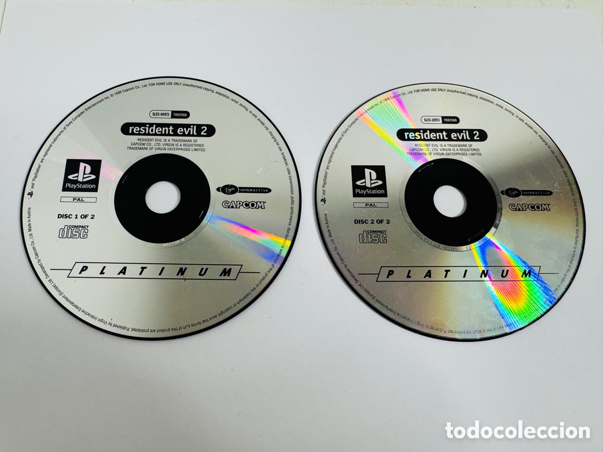 Videojuegos y Consolas: Resident Evil 2 PlayStation 1 PAL Fr Funciona Ok Solo CDs