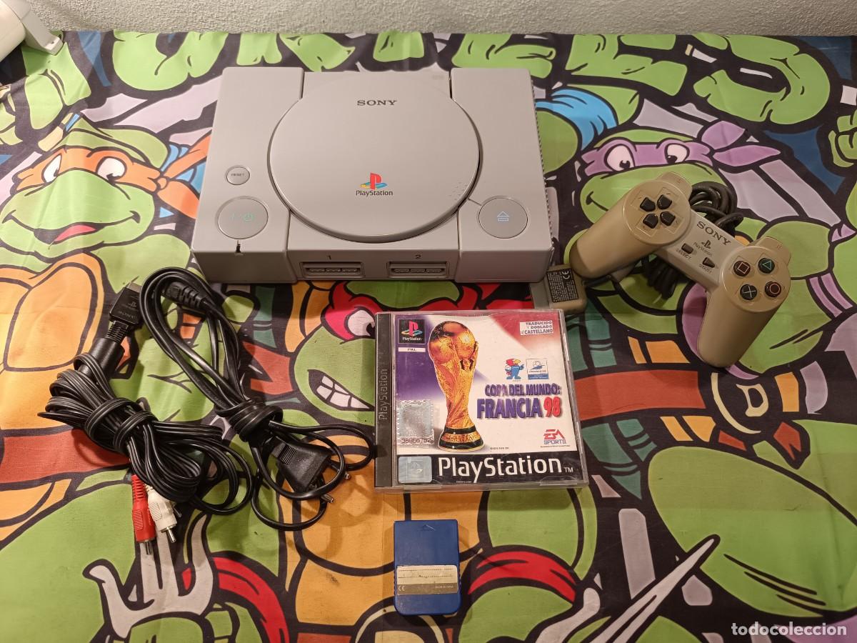 Videojuegos y Consolas: Consola PS1 Completa + Juego y Memory Pal Europa