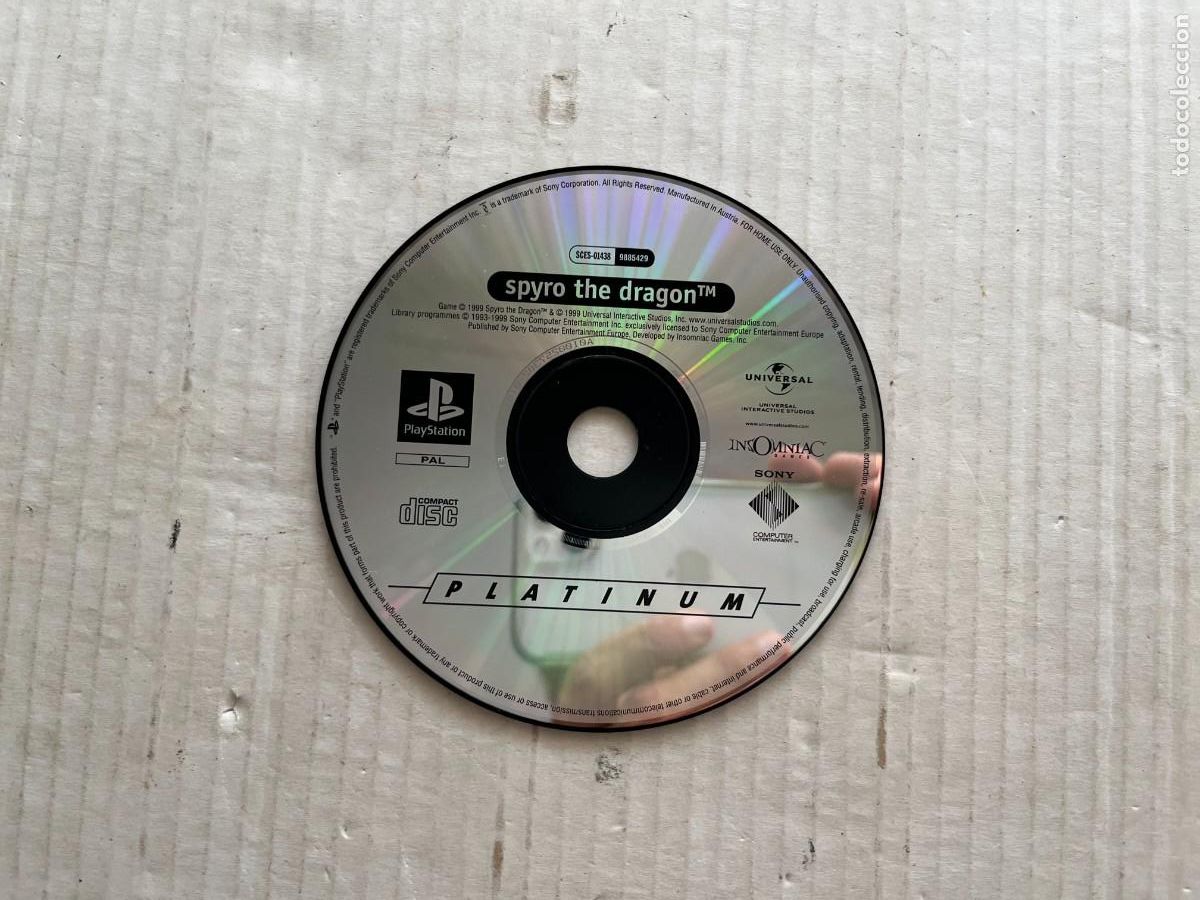 Videojuegos y Consolas: SPYRO THE DRAGON - PLATINUM - PSX PS1 PSONE PLAYSTATION 1 PLAY STATION ONE KREATEN