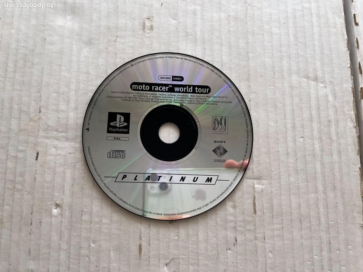 Videojuegos y Consolas: MOTORACER WORLD TOUR MOTO RACER - PLATINUM - PSX PS1 PSONE PLAYSTATION 1 PLAY STATION ONE KREATEN