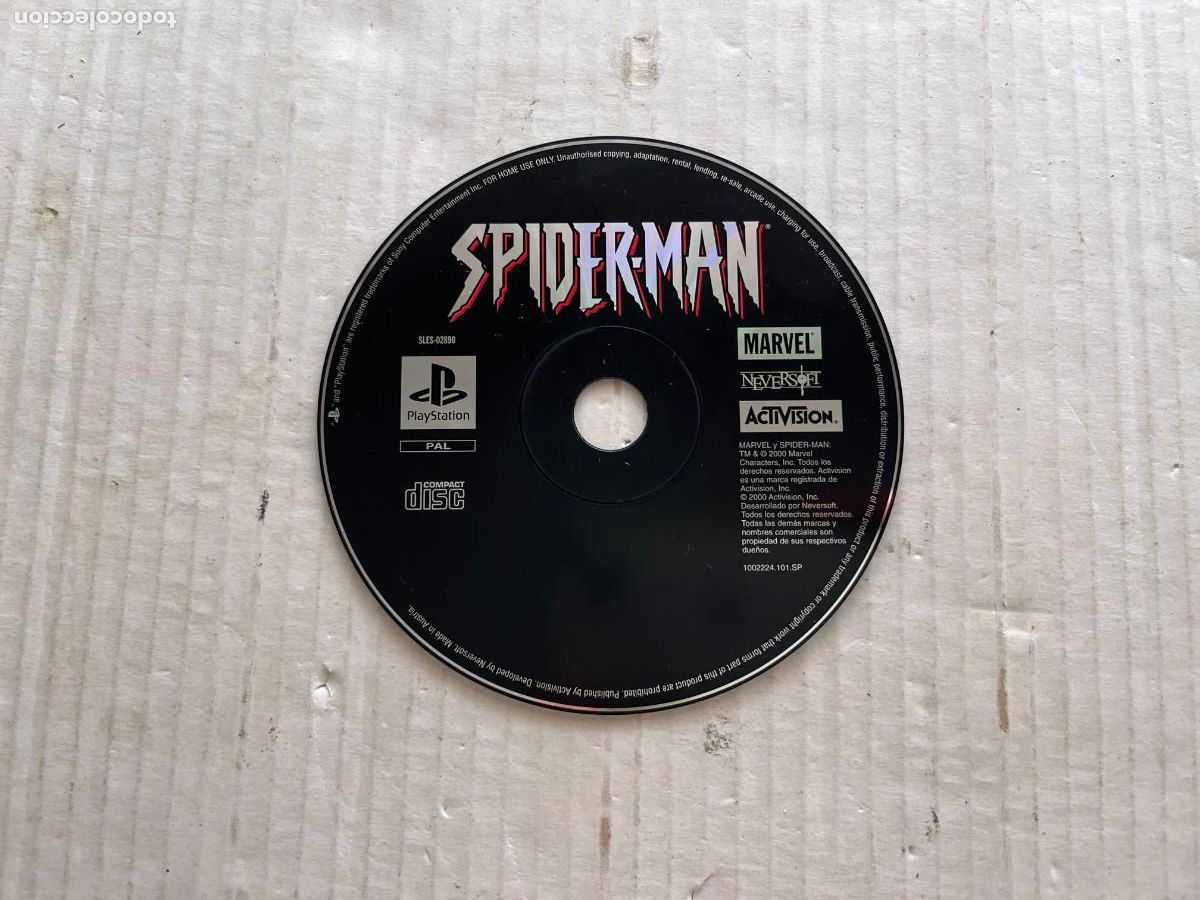 Videojuegos y Consolas: SPIDERMAN SPIDER-MAN SLES 2890 - PSX PS1 PSONE PLAYSTATION 1 PLAY STATION ONE KREATEN