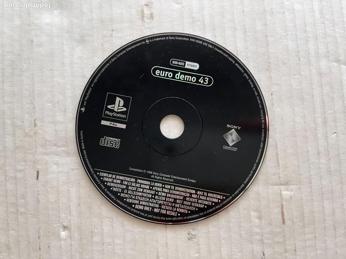 Videojuegos y Consolas: EURO DEMO 43 - . PSX PS1 PSONE PLAYSTATION 1 PLAY STATION ONE KREATEN