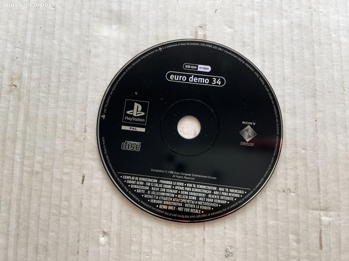 Videojuegos y Consolas: EURO DEMO 34 - . PSX PS1 PSONE PLAYSTATION 1 PLAY STATION ONE KREATEN