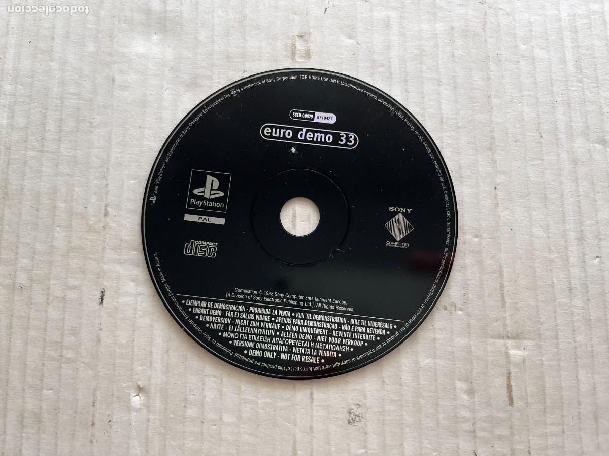 Videojuegos y Consolas: EURO DEMO 38 - . PSX PS1 PSONE PLAYSTATION 1 PLAY STATION ONE KREATEN